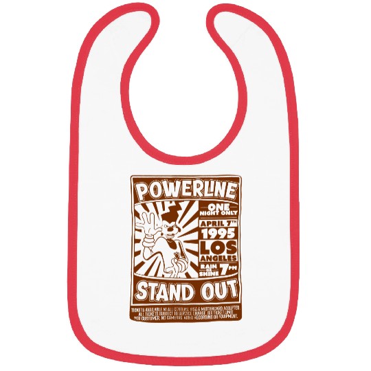 Disney A Goofy Movie Powerline World Tour '95 Bibs