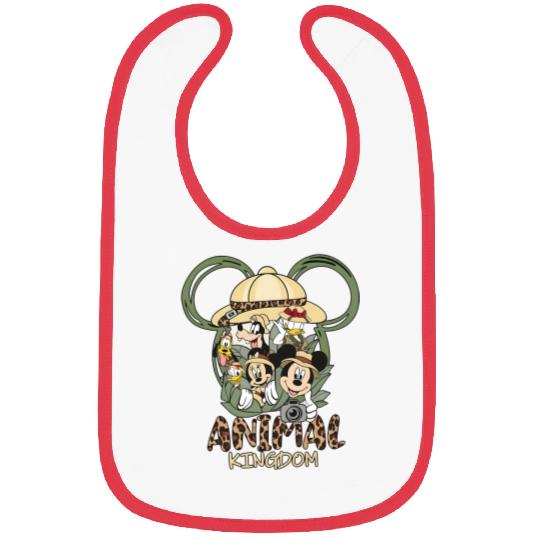 Disney Park Mickey Mouse And Friends Animal Kingdom Safari Bibs, Magic Kingdom Trip Unisex Bibs