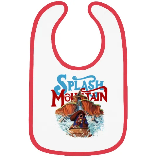 Disney Splash Mountain Vintage Bibs, Splash Mountain Bibs