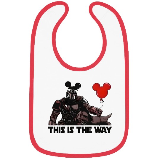 The Mandalorian This Is The Way Mickey Mouse Ears Bibs Disney Trip 2023 Bibs