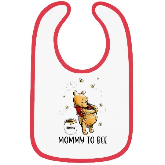 Mommy to Bee Bibs, Daddy to Bee Bibs, Pregnancy Reveal Bibs, Disney Pooh Mommy Bibs