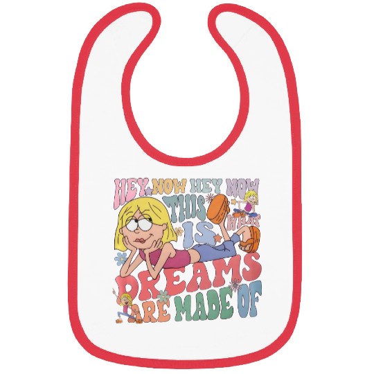 Disney Cute Lizzie McGuire Color Bibs, This Is What Dreams Are Made Of Retro Unisex Bibs