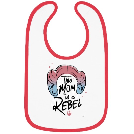 Retro Star Wars Princess Leia Bibs, This Mom Is A Rebel Bibs, Disney Mother's Day