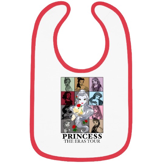 Princess Eras Tour Bibs, Disneyland Princess Tour Bibs