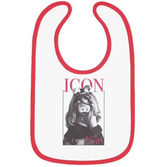 Disney Muppets Show Miss Piggy Icon Poster Retro Bibs