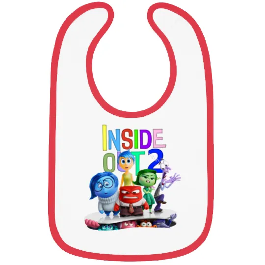 Inside Out 2 Bibs, Disney Pixar Inside Out Bibs