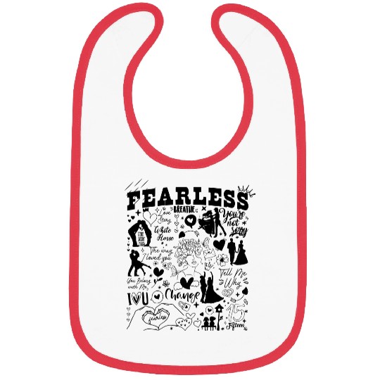 Discover Fearless Bibs, Taylor version Bibs, Taylors Version, Taylor version Bibs