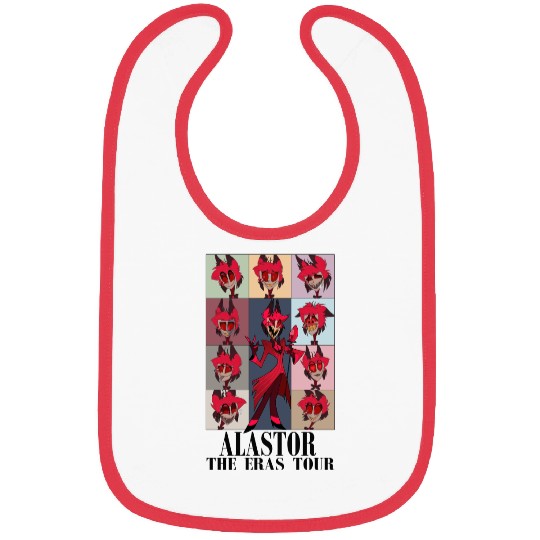 Discover Alastor The Eras Tour Hazbin Hotel Bibs, Hazbin Hotel Movie Fan Gift