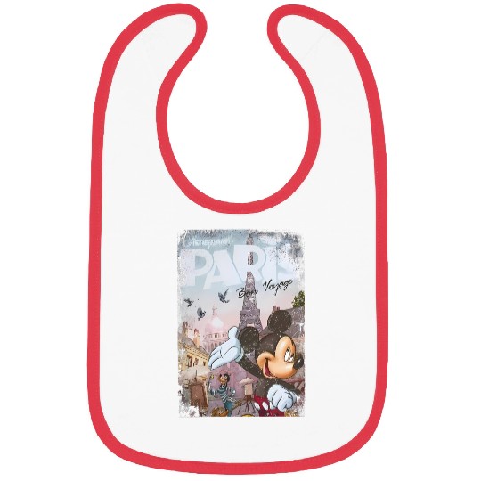 Disneyland Paris Mickey Bibs, Eiffel Tower Mickey Bibs