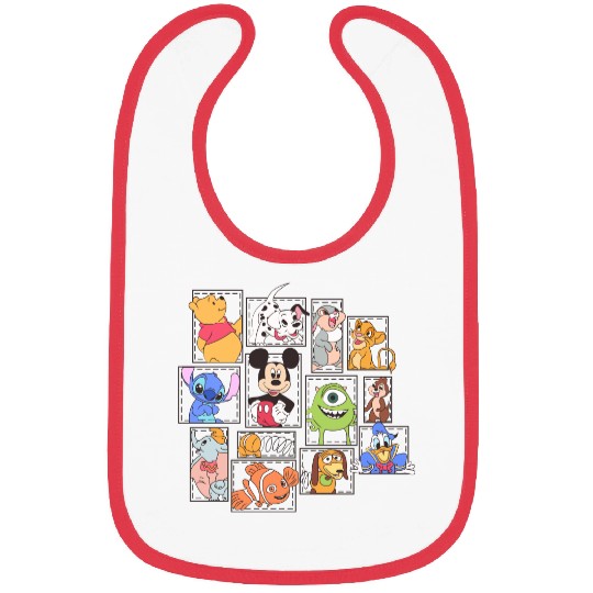 Disney Squad Bibs, Disney Characters Bibs, Disney Bibs, Disney Trip Bibs, Disney Family Bibs,Disney World Bibs