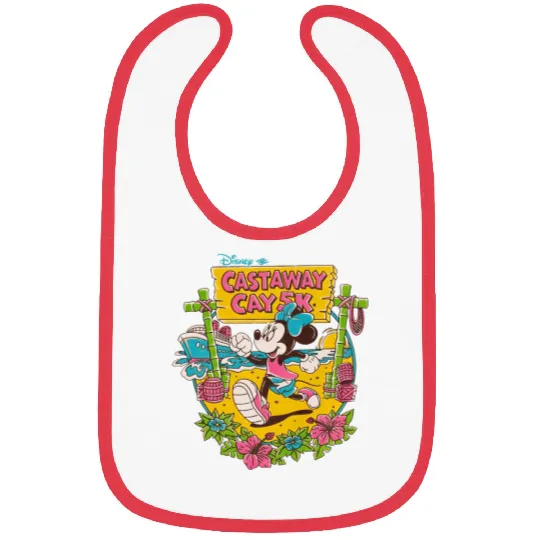Disney Cruise Castaway Cay Bibs, Minnie Castaway Cay Bibs