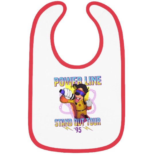 Powerline Stand Out World Tour 95 Bibs, Disney Powerline Goofy Movie Bibs