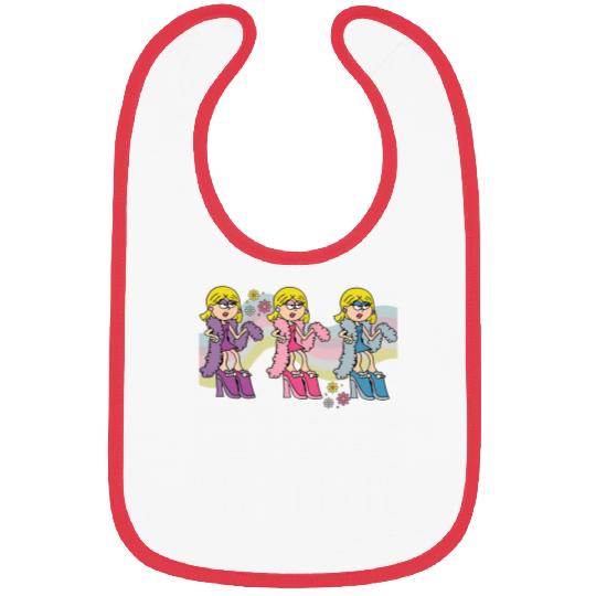 Groovy Lizzie Mcguire Bibs, reto lizzie mcguire Bibs, Disney channel Bibs, Disney Bibs