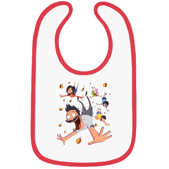 Bobs Burgers Comic Art Family Falling Bibs