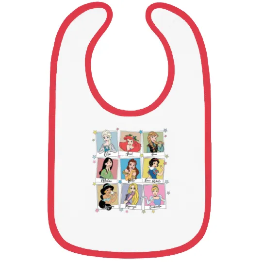 Retro Disney Princess Bibs, Princess Bibs, Disney Princess, Disney Trip Bibs, Vintage Disney Princess