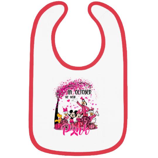 Disney 2023 Breast Cancer Survivor, October Breast Cancer Month Bibs