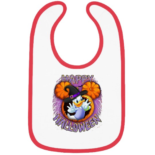 Daisy Duck Halloween Bibs, Happy Halloween Bibs, Daisy Halloween Bibs, Disney Daisy Bibs, Halloween Bibs Women, Fall Bibs