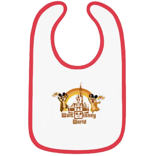 Disneyland Chip and Dale Bibs, WDW Chip n Dale Bibs,