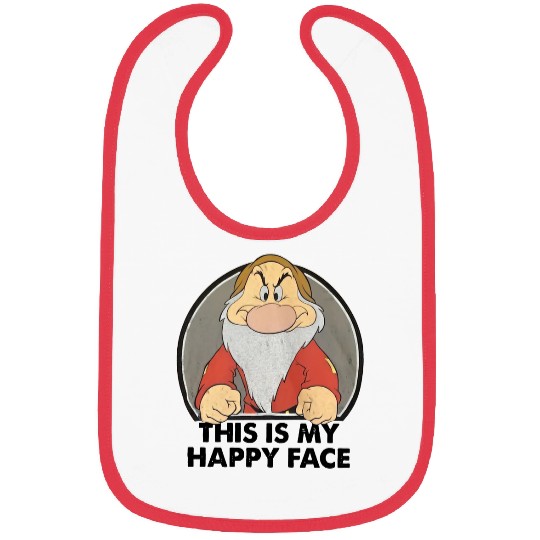 Disney Snow White Grumpy  Bibs, Funny Grumpy Seven Dwarfs Bibs,  Disneyland Vacation 2024 Trip Bibs