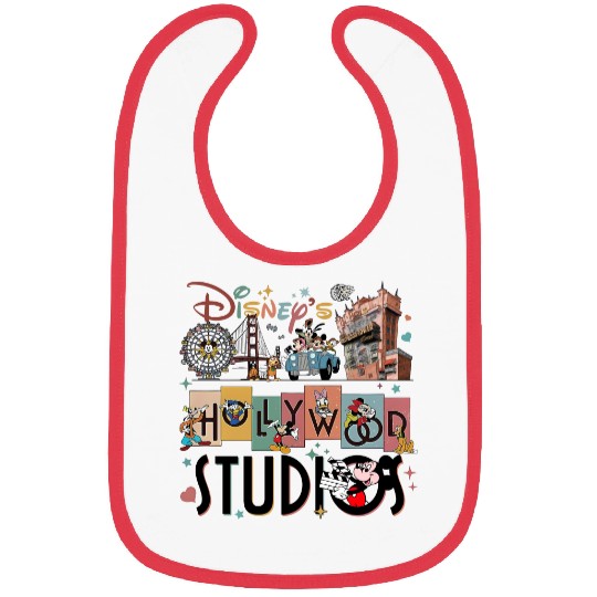 Disney Land Bibs, Disneyworld Bibs, Mickey And Friends Bibs, Magic Kingdom Bibs, Disney Trip Bibs