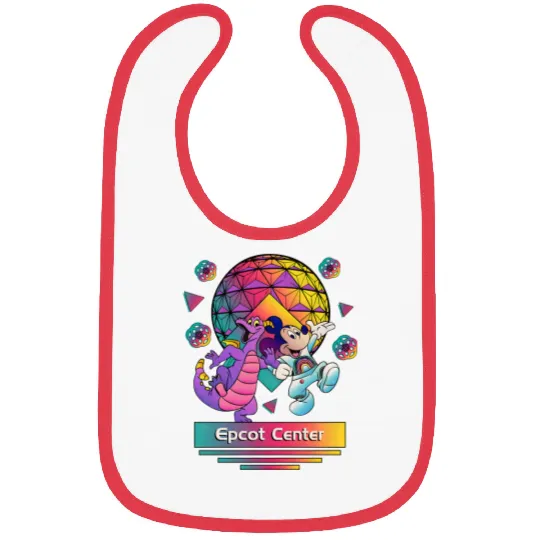 Disney Dragon Figment Bibs, Epcot Figment Bibs