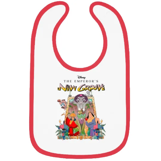 Retro Disney The Emperors New Groove Bibs, The Emperors New Groove Bibs