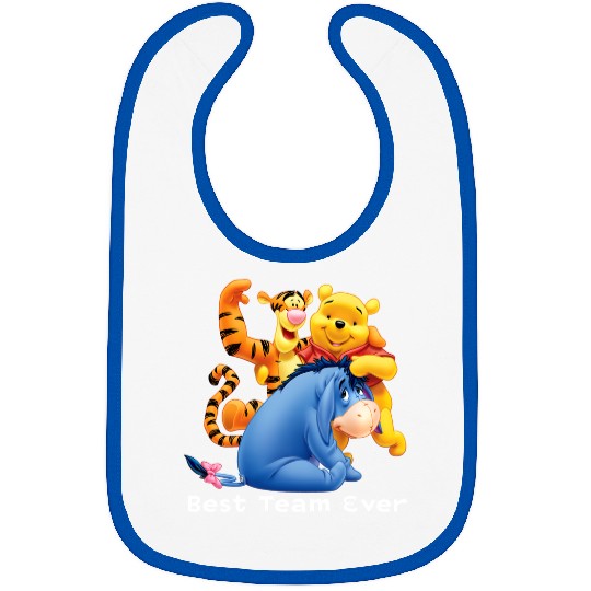 Disney Best Team Ever Bibs, Disneyworld Eeyore Winnie The Pooh Tiger Bibs, Animal Kingdom Bibs
