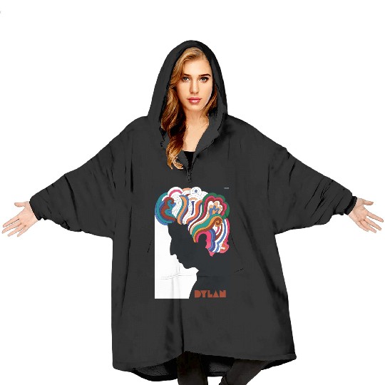 milton glaser bob dylan Classic Blanket Hoodies