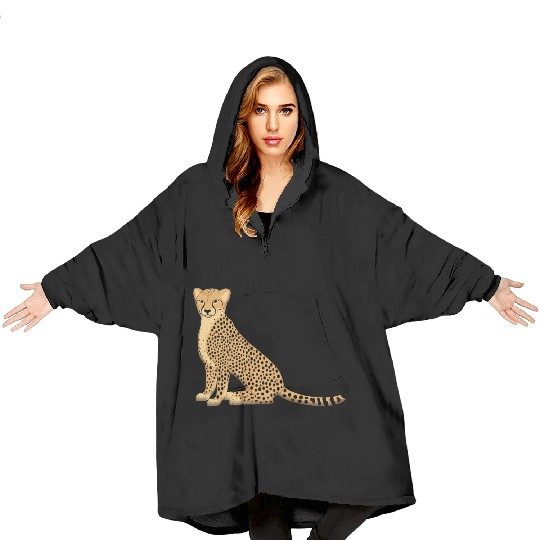 Cheetah Blanket Hoodies