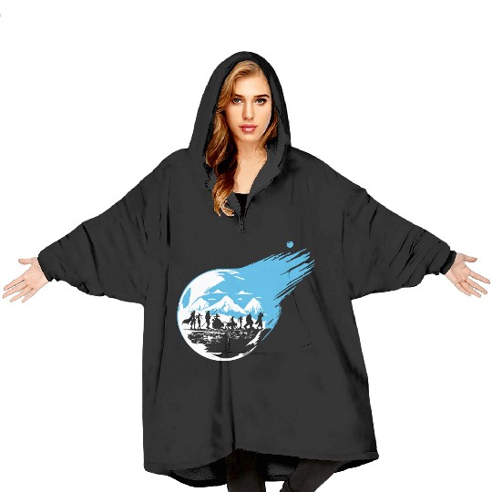 Final Fantasy 7 Inspired Blanket Hoodies