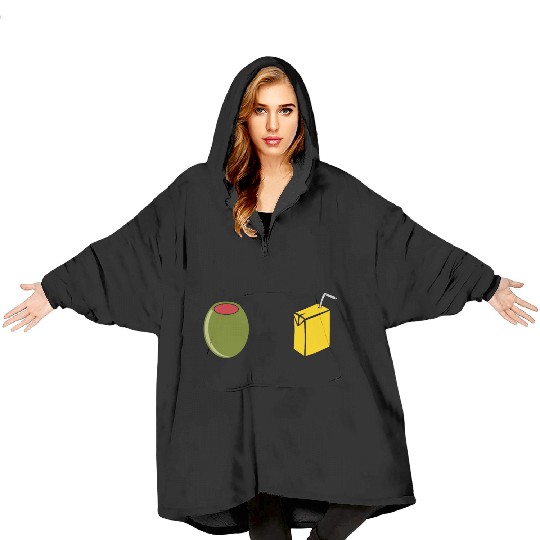 Olive Juice I Love You Blanket Hoodies