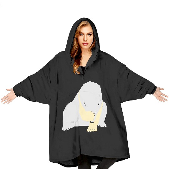 Polar bear Blanket Hoodies