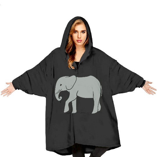 Elephant Blanket Hoodies