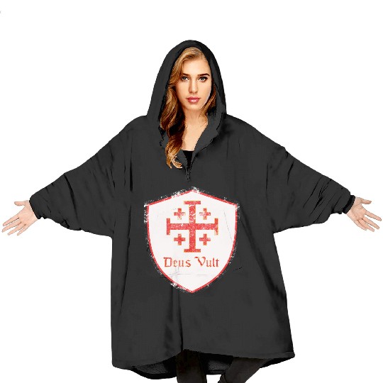 Deus Vult Blanket Hoodies