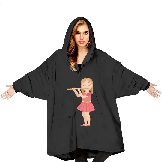 Music Kid Blanket Hoodies