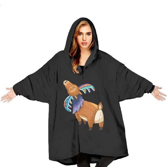 moose Blanket Hoodies