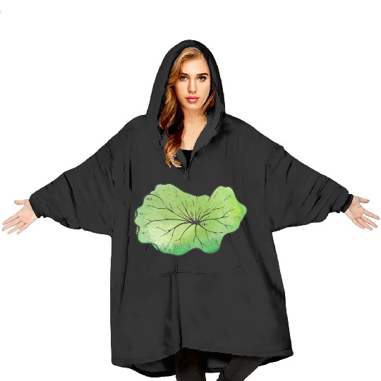 Lotus leaf Blanket Hoodies