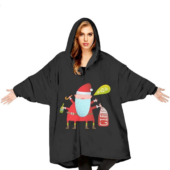 Santa Claus Blanket Hoodies