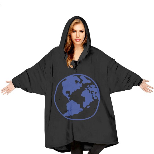 Planet Earth Blanket Hoodies