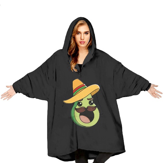cinco de mayo Blanket Hoodies