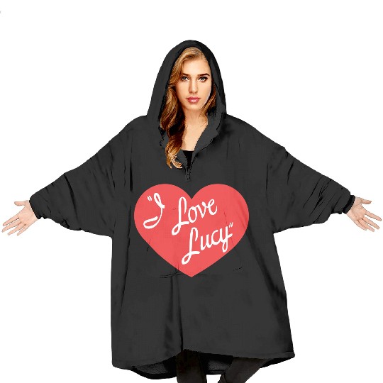 I Love Lucy Blanket Hoodies
