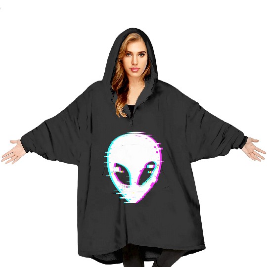 Aliens Gift Ufo Space Saucer Mars Geek Scifi Solar Blanket Hoodies
