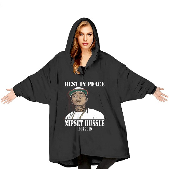 Nipsey Hussle Rest in Peace Blanket Hoodies