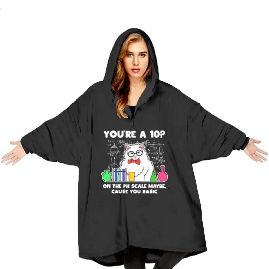 Chemistry Nerd Ph Blanket Hoodies