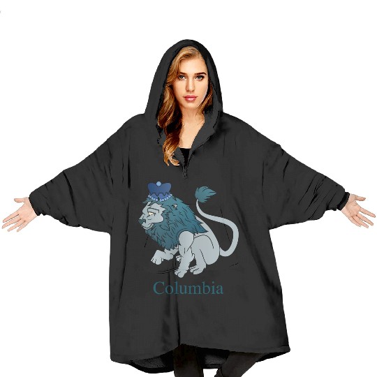 Columbia University Lion Blanket Hoodies