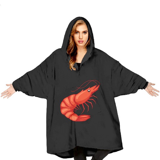 Shrimp Jitsu Mixed Martial Arts Fighter Shrimping Blanket Hoodies