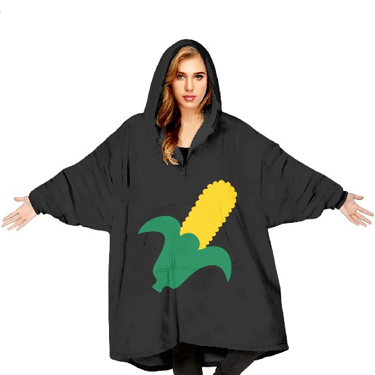corn corncob farmer farming vegetable food gift Blanket Hoodies