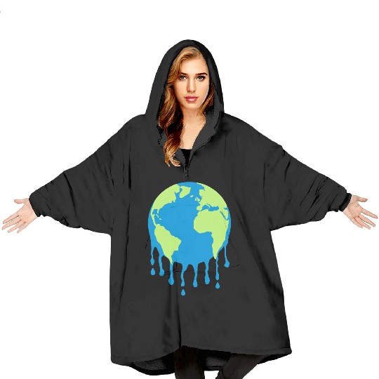 Melting Earth Blanket Hoodies