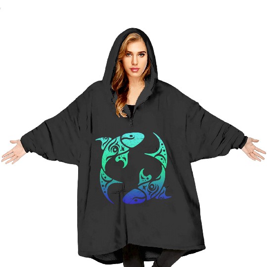 T Tattoo Pisces Horoscope Gift Idea Blanket Hoodies