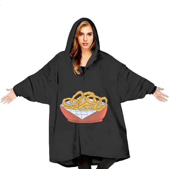 Onion Rings Blanket Hoodies